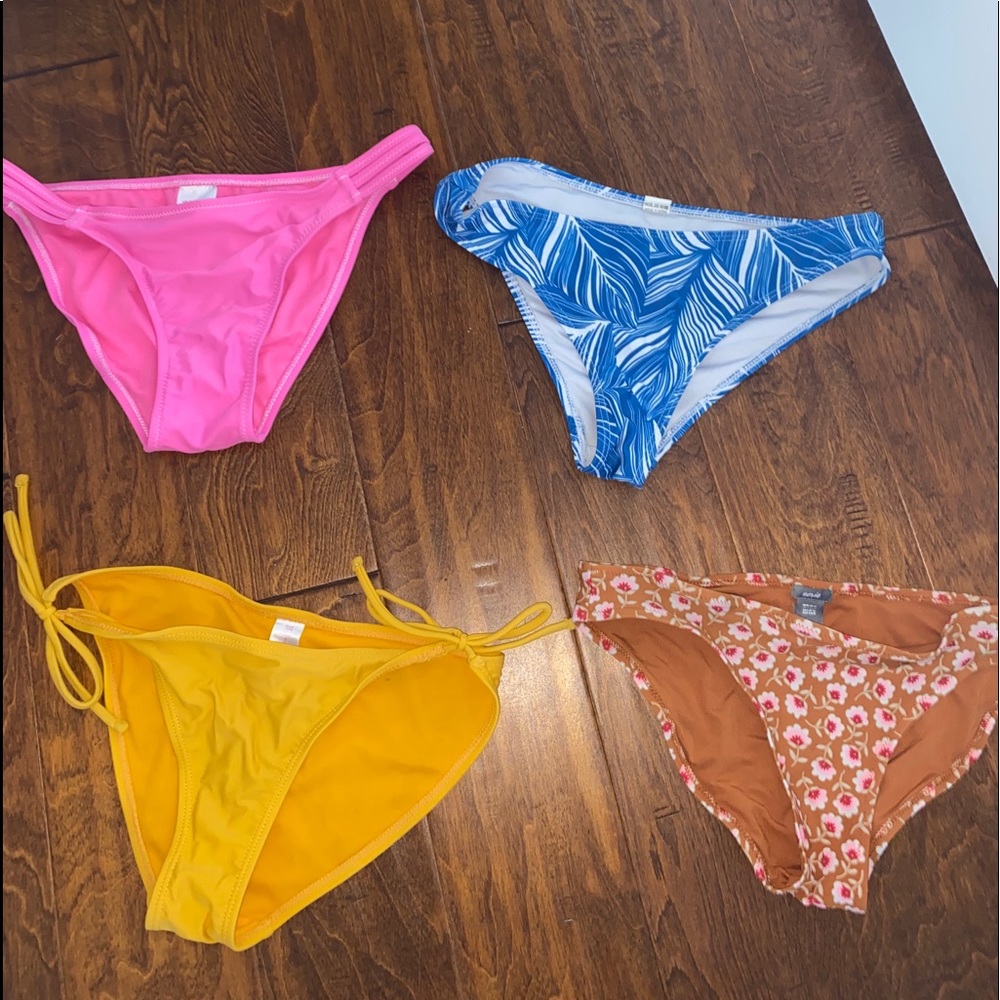 Four bikini bottoms for cheap!!